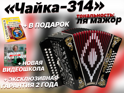 "Чайка - 314" ля мажор // 2 регистра