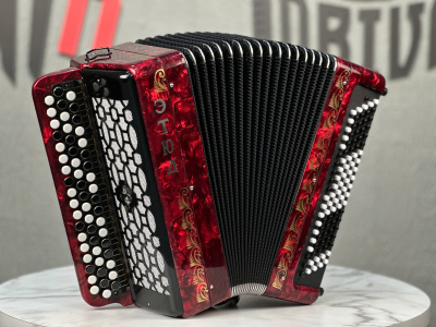 Баян «Этюд» 205М красный