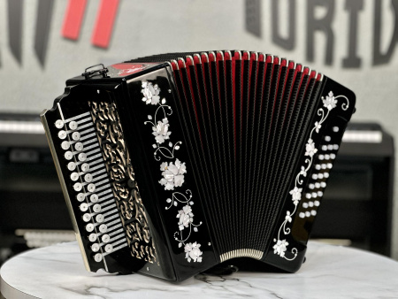 Гармонь "Заказная" Ля мажор 27/25 (Г0073)