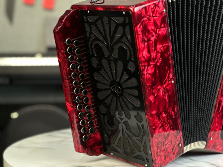 Гармонь "Тульская 301М" до мажор с деревянной горкой