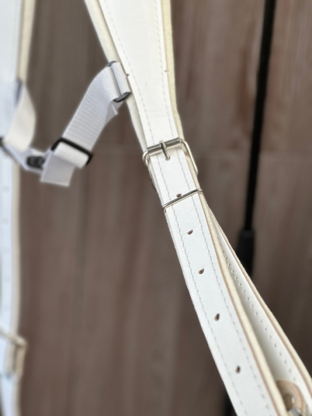 ШИРОКИЕ РЕМНИ для гармони/баяна/аккордеона (белые)