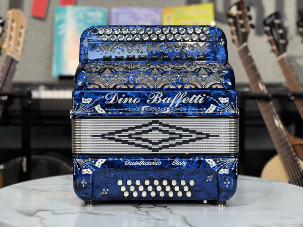 Гармонь "Dino Baffetti" до мажор // цельные планки
