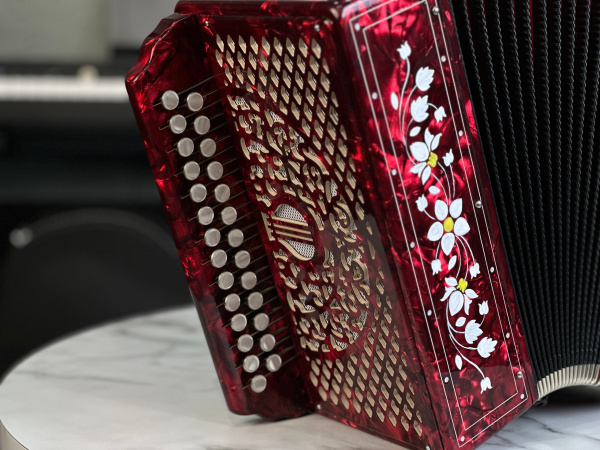 Гармонь "Тульская 301М" ре диез мажор (улучшенная)