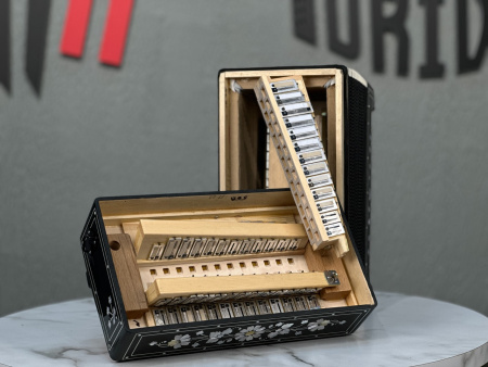 Гармонь "Заказная" ре# мажор (черная) 25/25