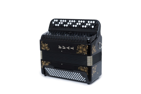 Баян ученический двухголосный "Тула" (черный)