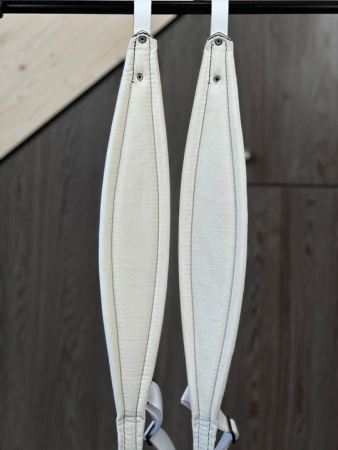 ШИРОКИЕ РЕМНИ для гармони/баяна/аккордеона (белые)