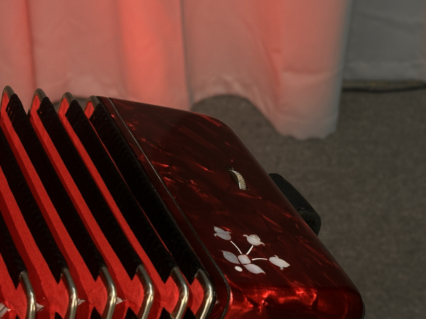 Гармонь "Заказная" соль мажор (красная) 27/25 (2 регистра)